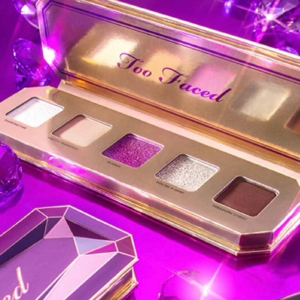 TOO FACED Eyeshadow Palette You're A Gem - Purple and Silver